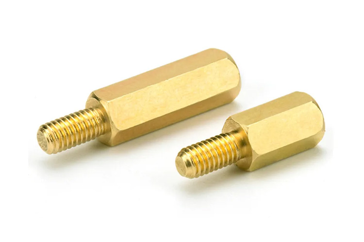 brass male spacers